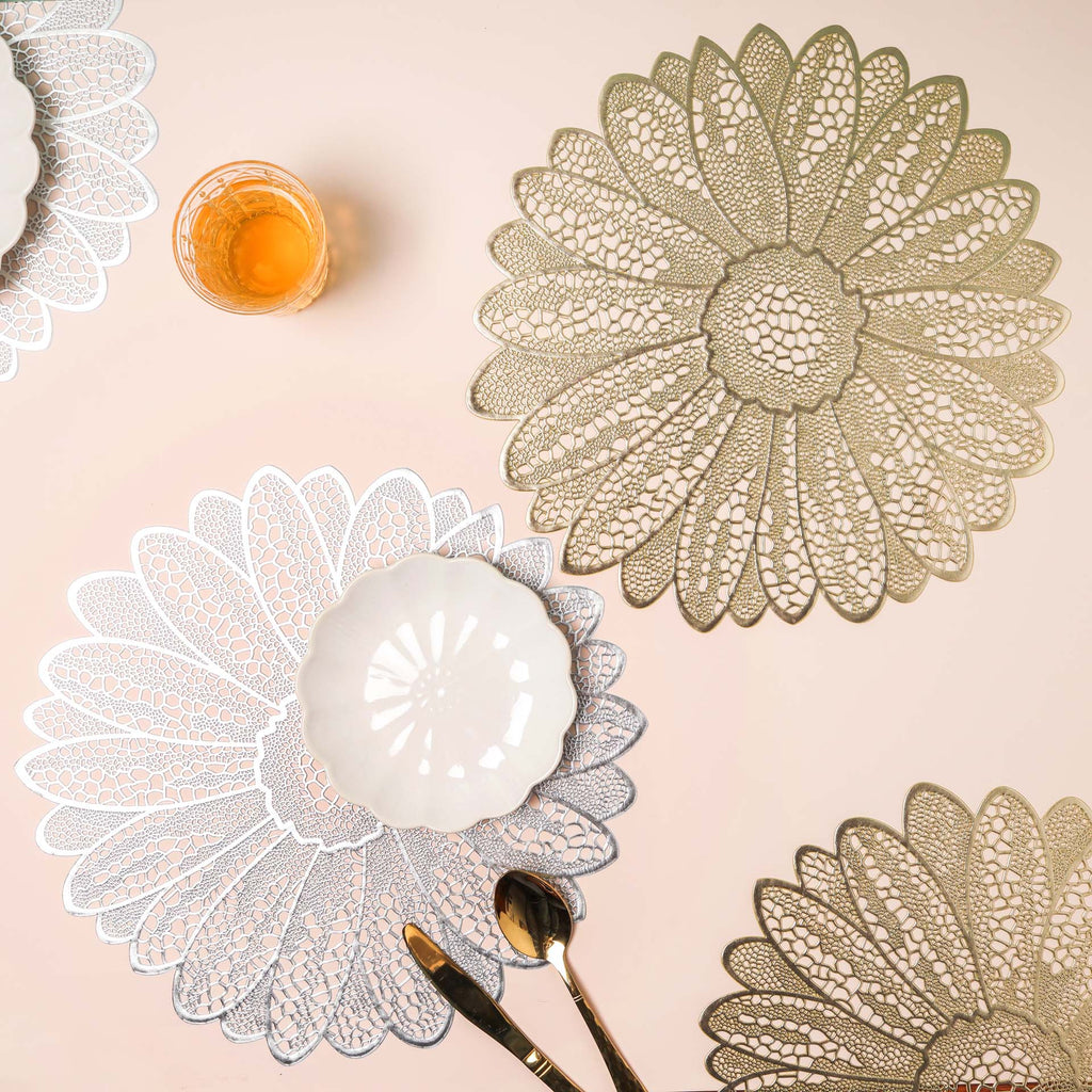 PVC Floral Placemat Set of 2 Nestasia