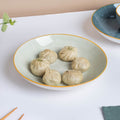 Willow Light Grey Snack Plate 8 inch Nestasia