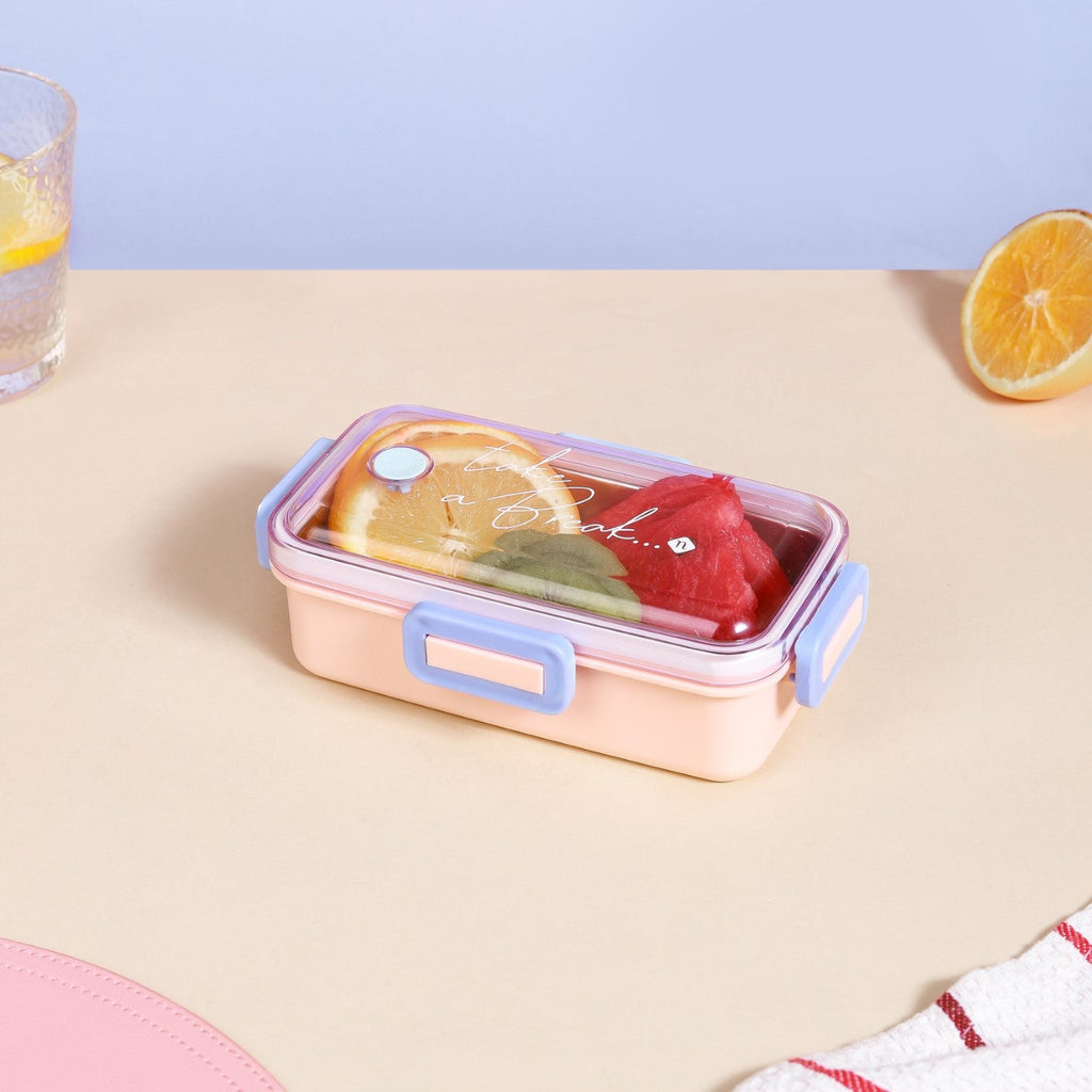 Stainless Steel Lunch Box For Office Small Pink 530ml Nestasia