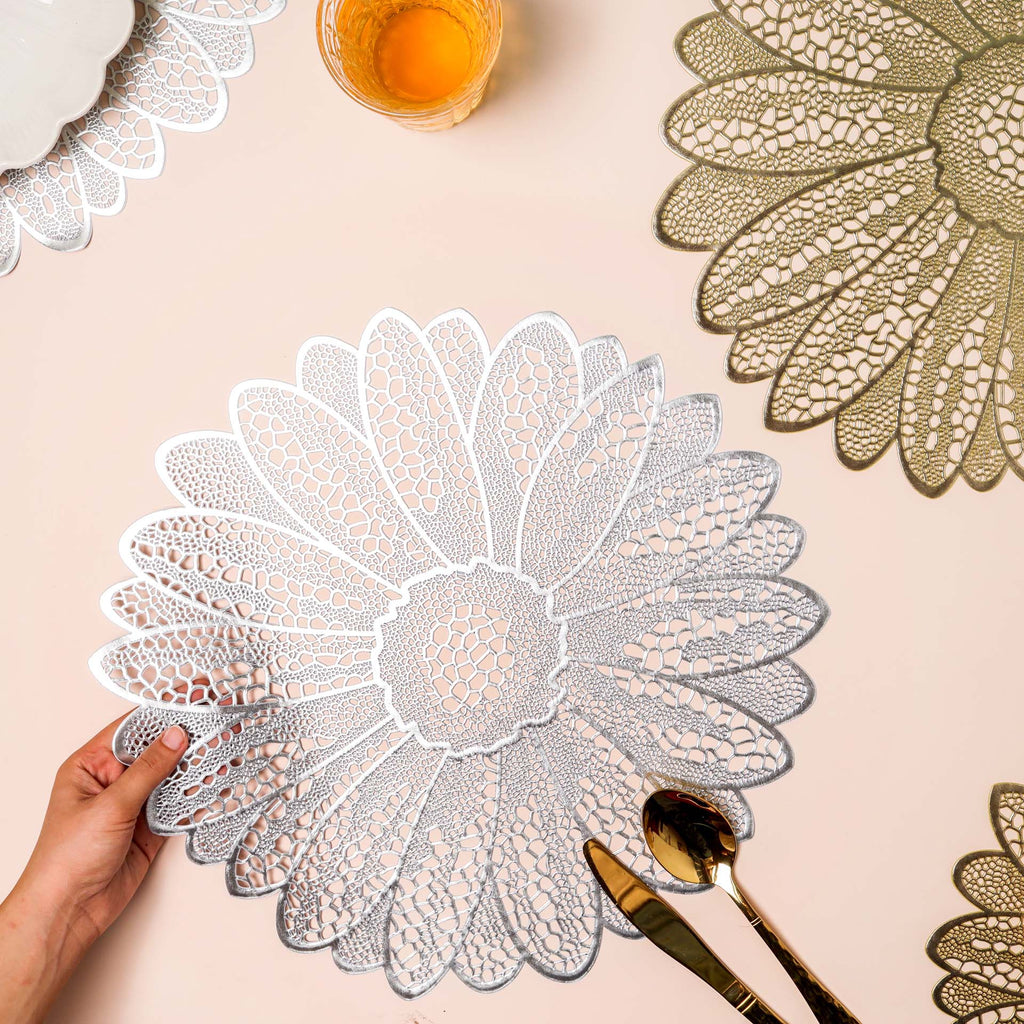 PVC Floral Placemat Set of 2 Nestasia
