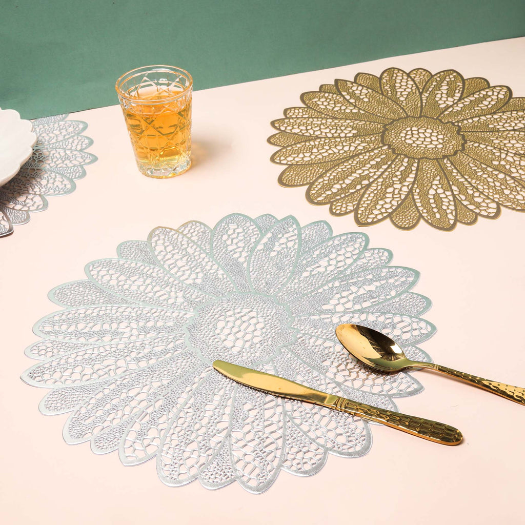 PVC Floral Placemat Set of 2 Nestasia