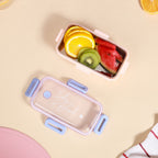 Stainless Steel Lunch Box For Office Small Pink 530ml Nestasia