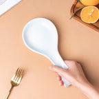 Ceramic Spoon Rest Classic White Nestasia