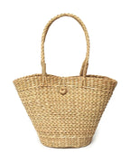 Seagrass Handwoven Marketing Basket & Shoulder Tote