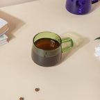Borosilicate Glass Cup Green Nestasia
