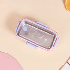 Stainless Steel Lunch Box For Office Small Pink 530ml Nestasia
