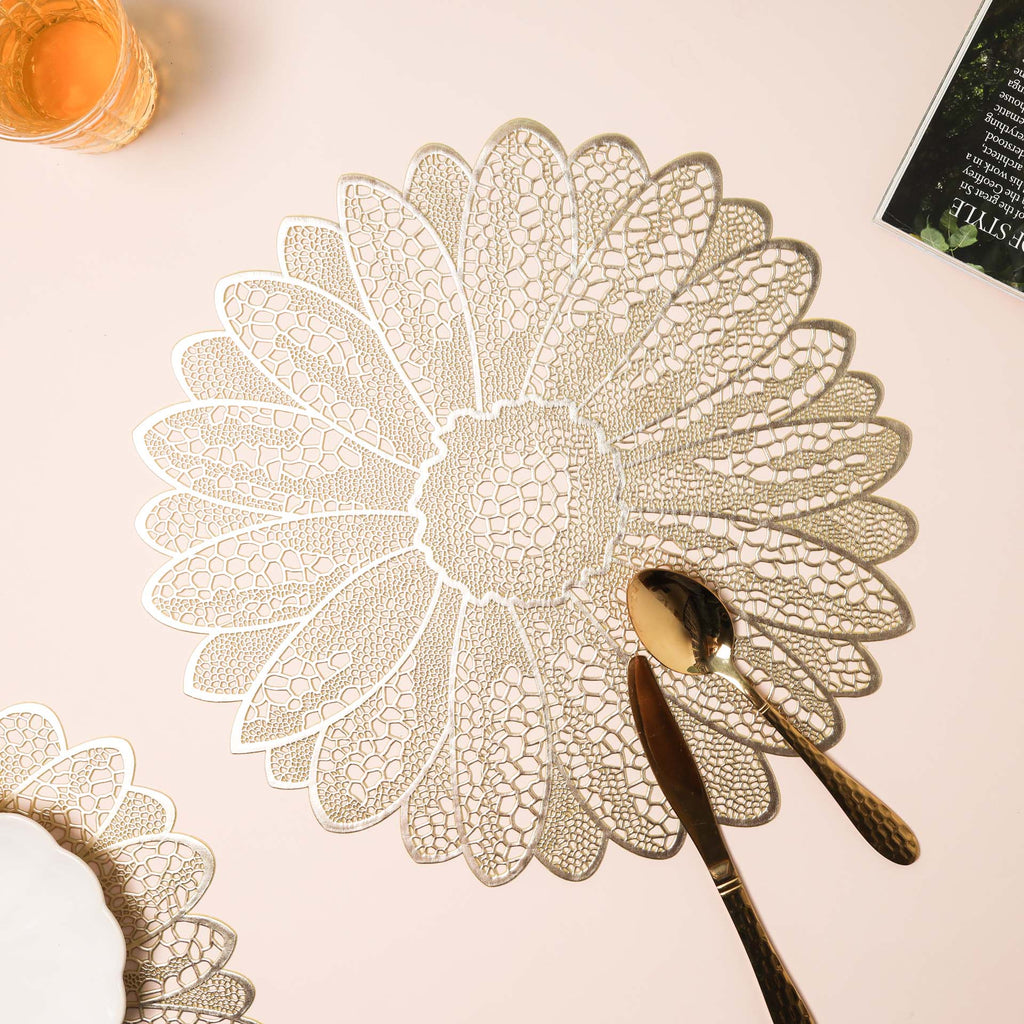 PVC Floral Placemat Set of 2 Nestasia