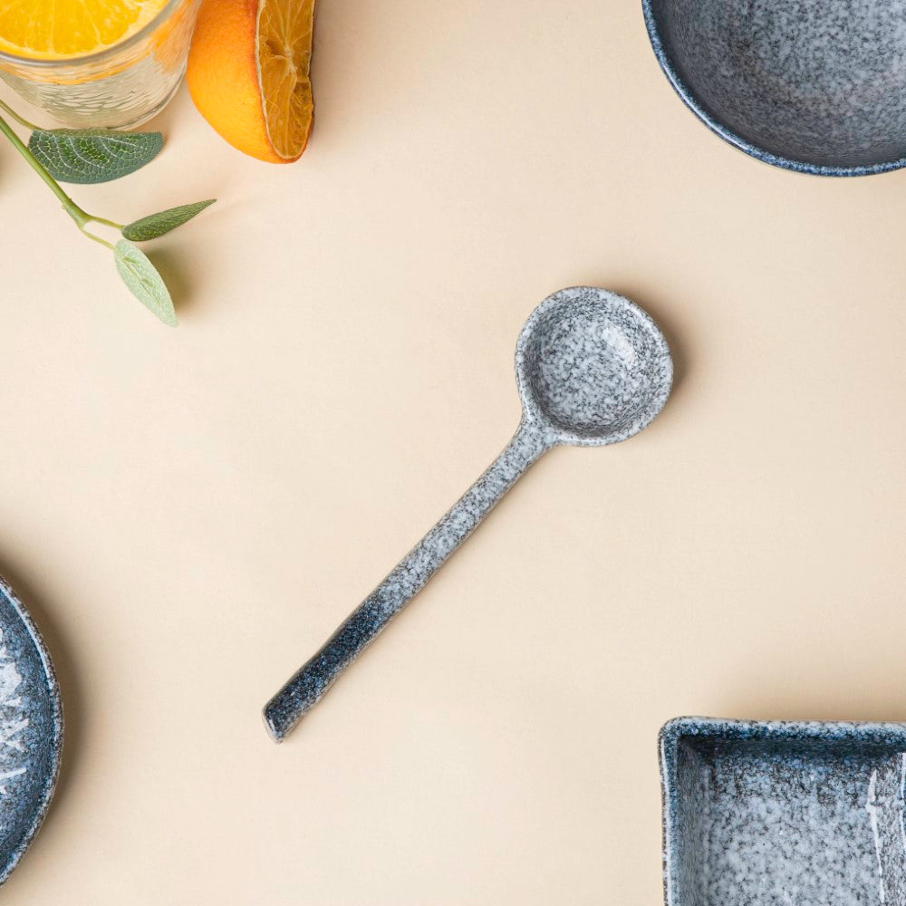 Pebble Glazed Ceramic Spoon Nestasia