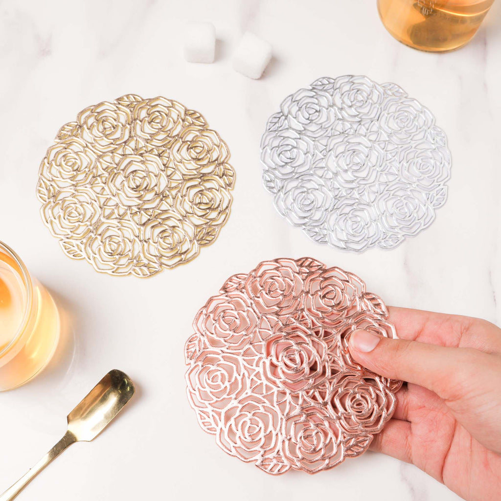 Rose Coaster Set of 6 Nestasia