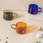 Borosilicate Glass Cup Green Nestasia