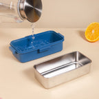 Stainless Steel Tiffin Box Small Blue 530ml Nestasia