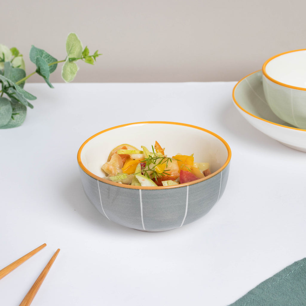 Willow Dark Grey Snack Bowl Small 250 ml Nestasia