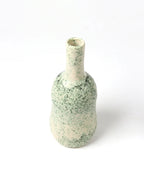 Glossy Green Ceramic Flower Pot for Tabletop Decor