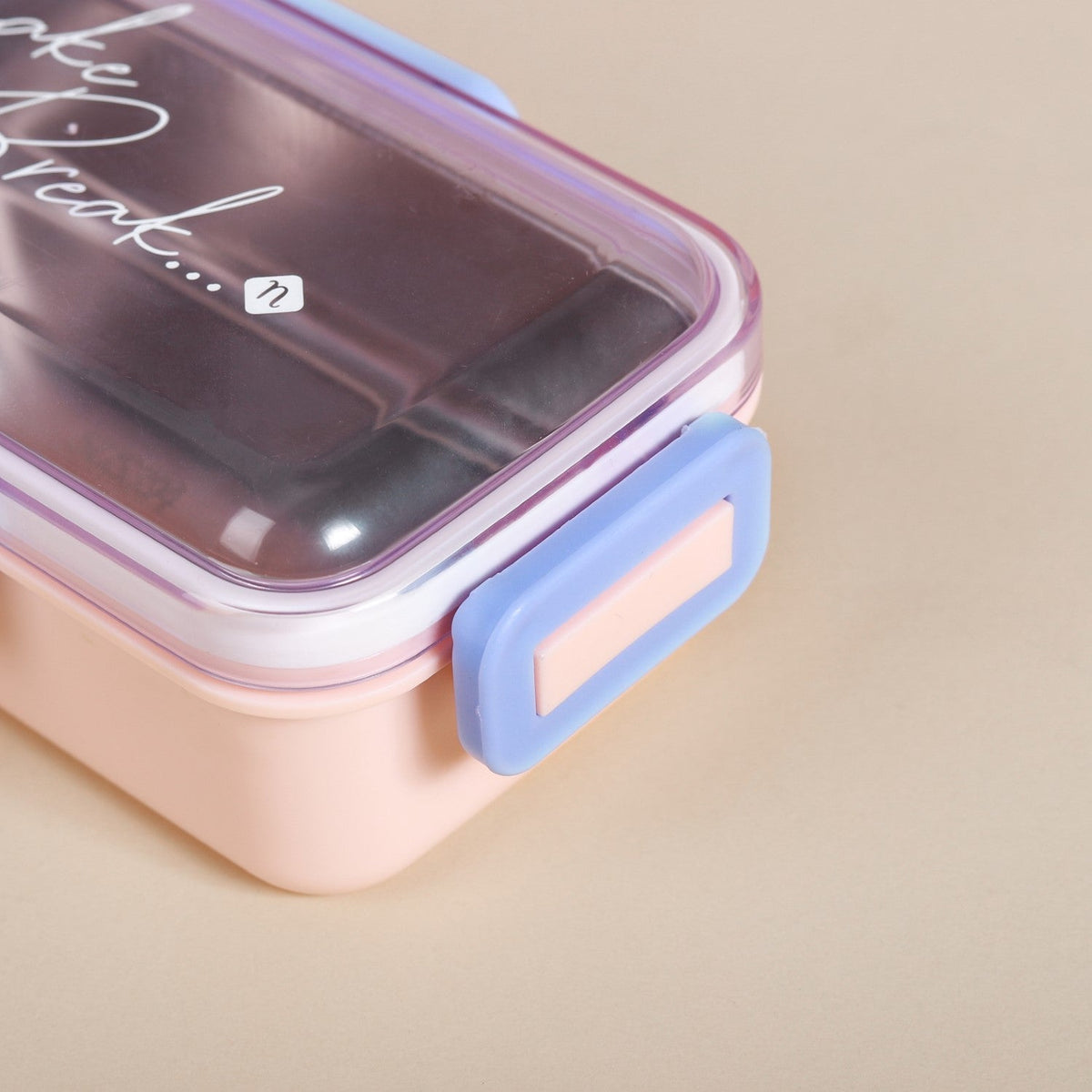 Stainless Steel Lunch Box For Office Small Pink 530ml Nestasia