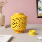 Metal Lantern Yellow Nestasia
