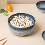 Pebble Glazed Curry Bowl Blue Grey 500 ml Nestasia