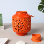 Metal Lantern Orange Nestasia