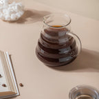 Glass Coffee Server With Lid Large Nestasia