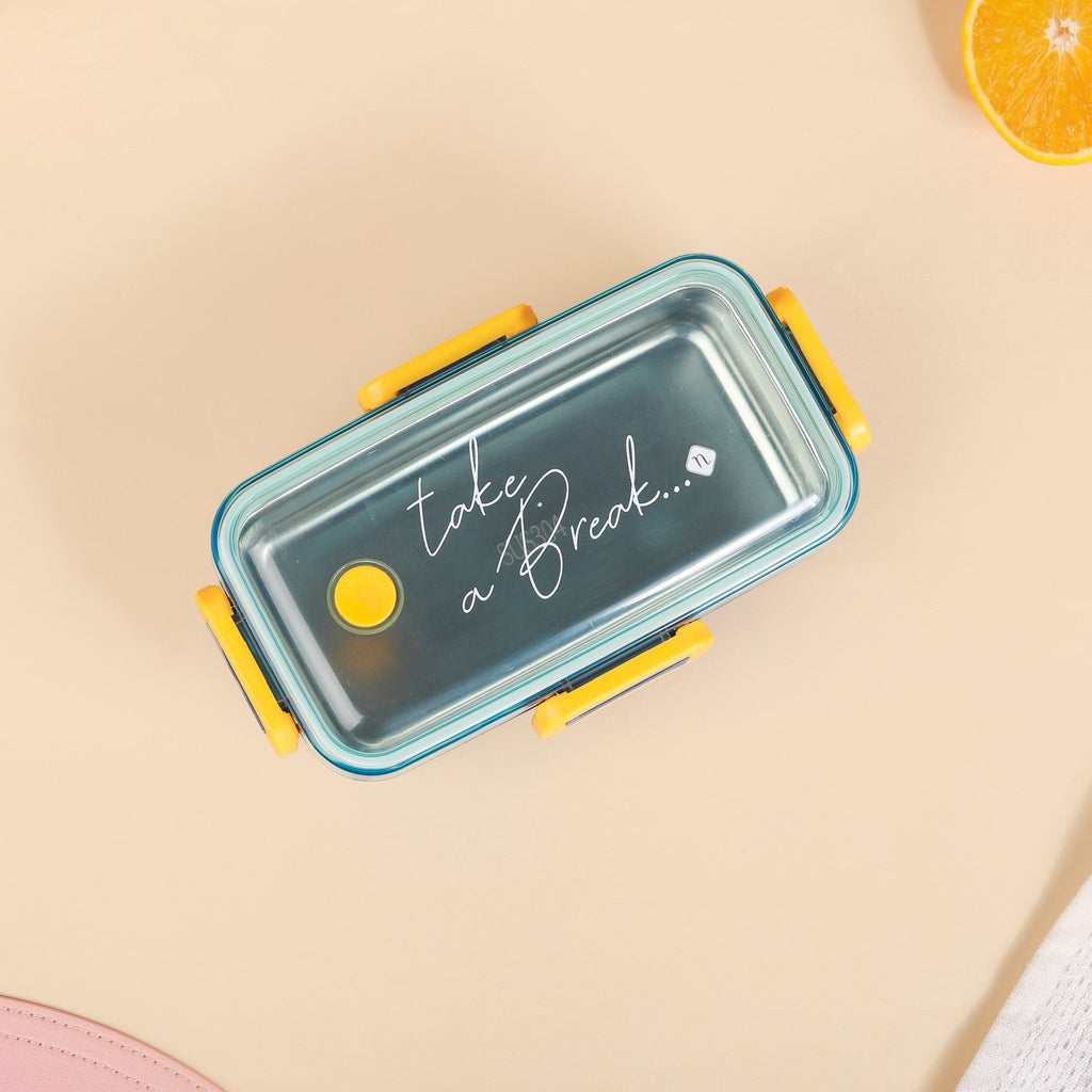 Stainless Steel Tiffin Box Small Blue 530ml Nestasia