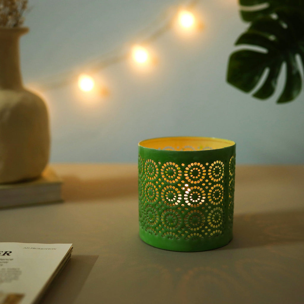 Festival Lantern Green Nestasia
