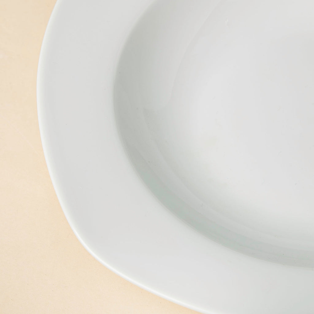 Ceramic Pasta Plate White 8.5 Inch Nestasia