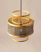 Modern Rattan Ceiling Lamp for Balcony and Hall