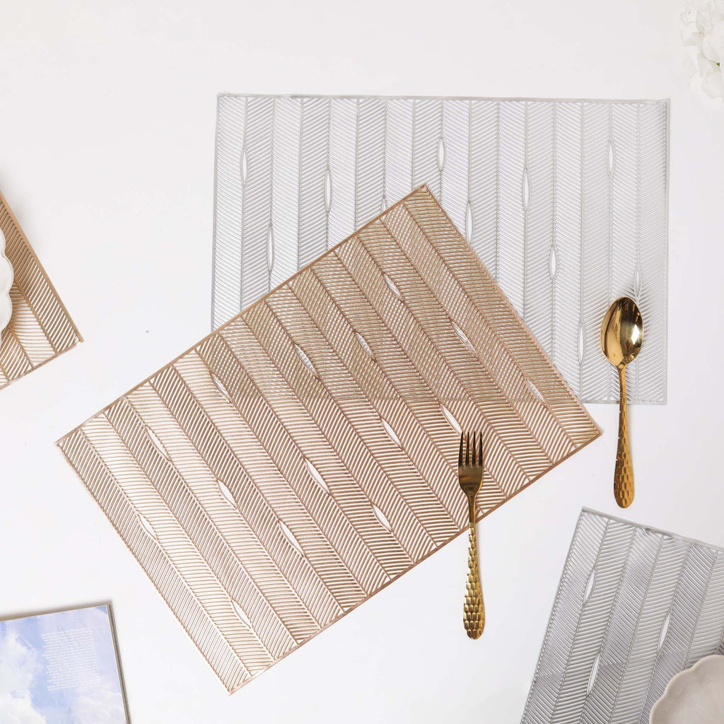 Rectangular PVC Placemat Set of 2 Nestasia