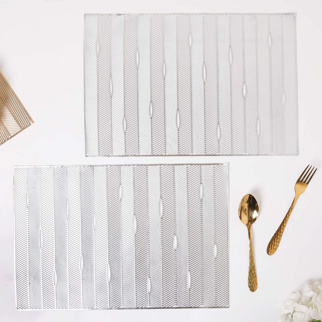 Rectangular PVC Placemat Set of 2 Nestasia