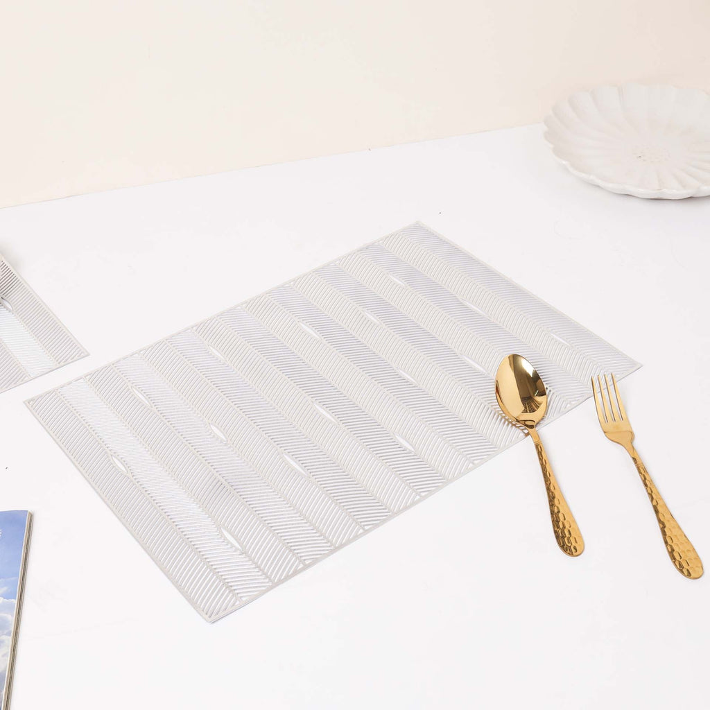 Rectangular PVC Placemat Set of 2 Nestasia