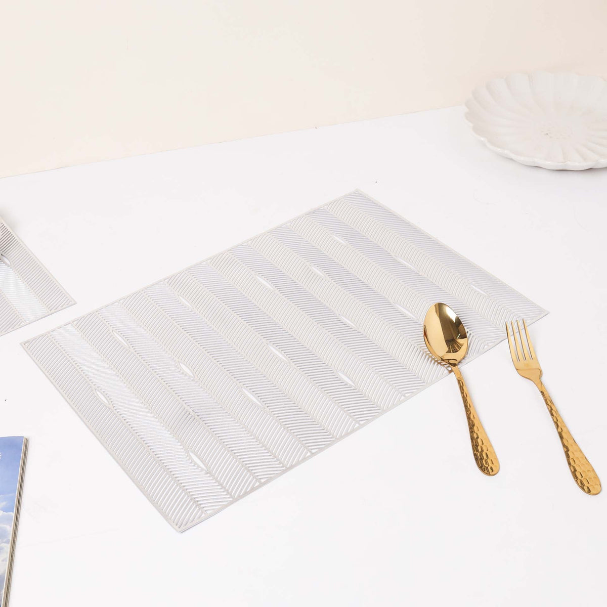 Rectangular PVC Placemat Set of 2 Nestasia