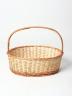 Handwoven Wicker Gift Hamper Basket for Fruits, Snacks, and Home Gifting