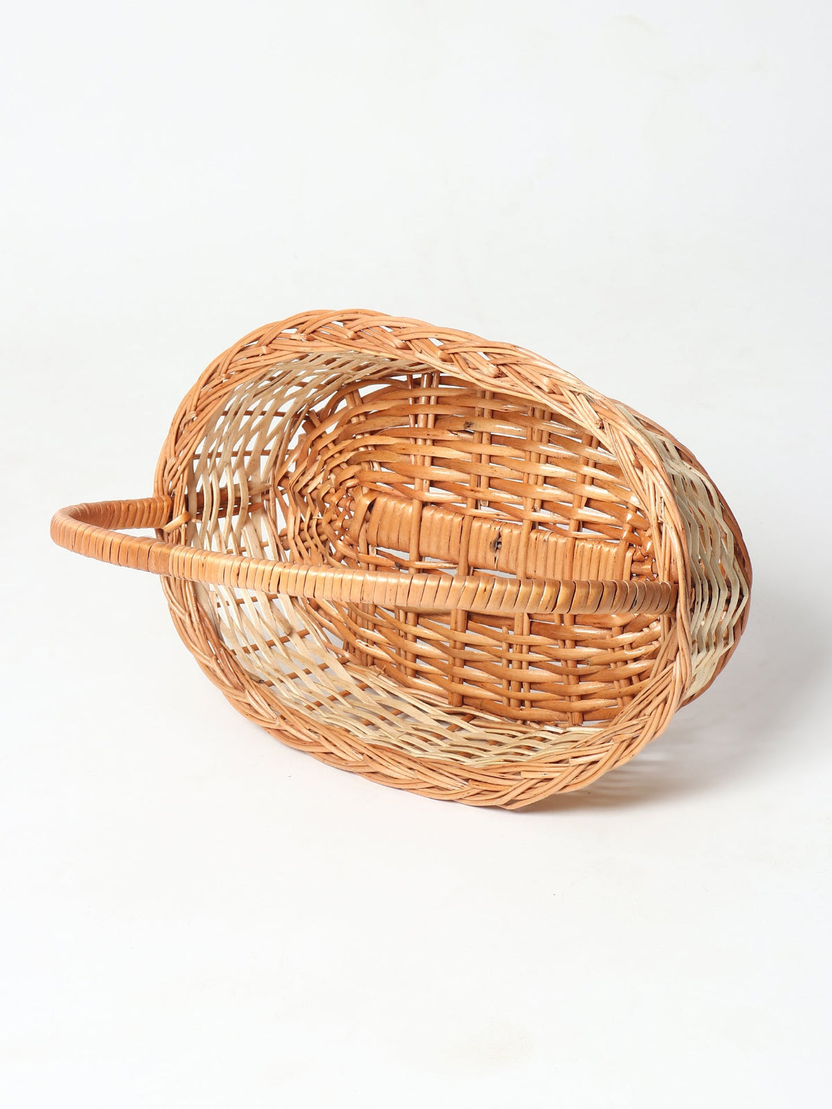 Handwoven Wicker Gift Hamper Basket for Fruits, Gifting, and Home Storage