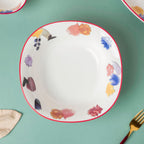 Florista Rimmed Serving Bowl 9 Inch Nestasia