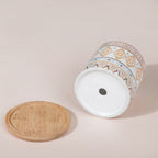 Botanic Expressions Ceramic Planter With Coaster Set Of 2 Nestasia