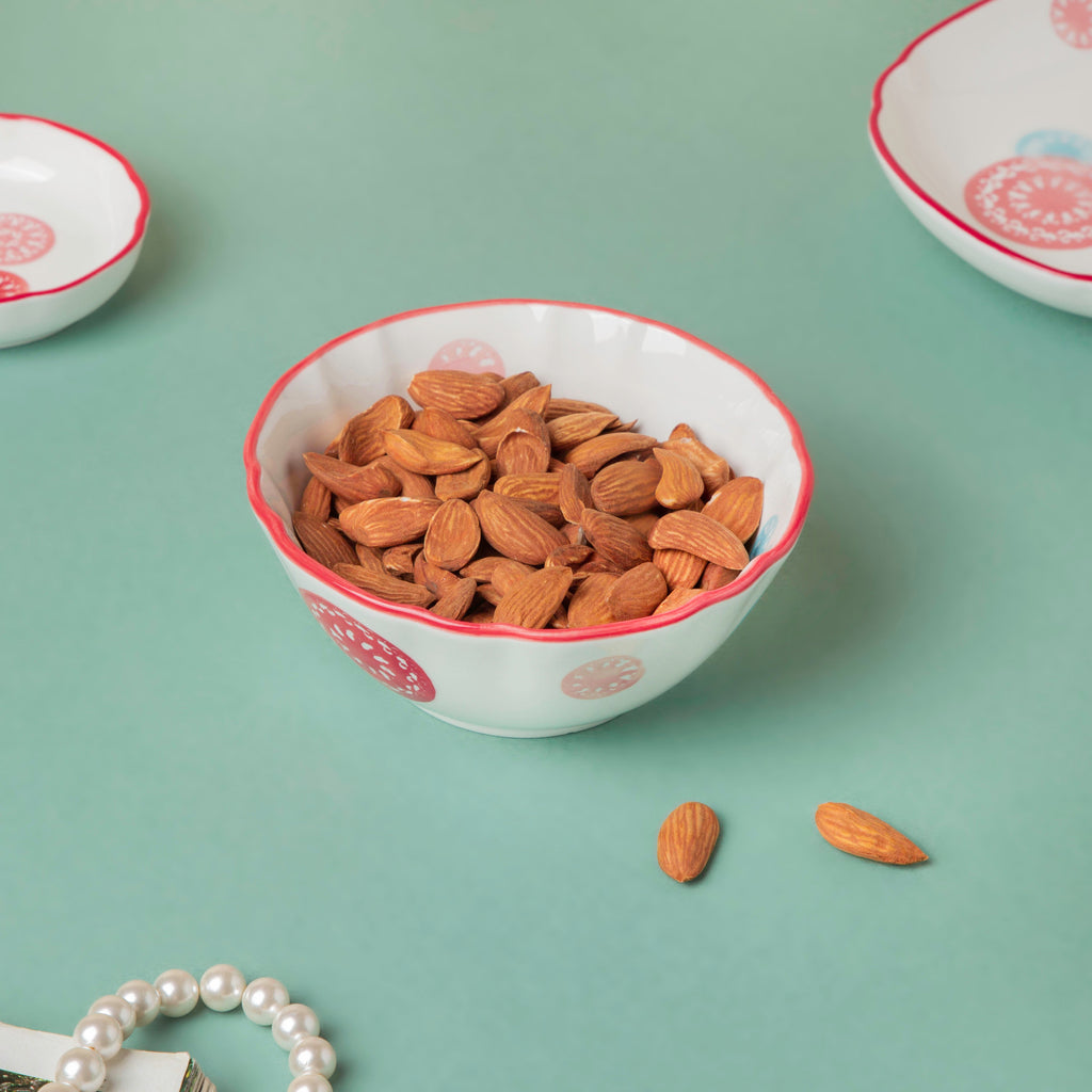 Spiral Candy White Soup Bowl Nestasia