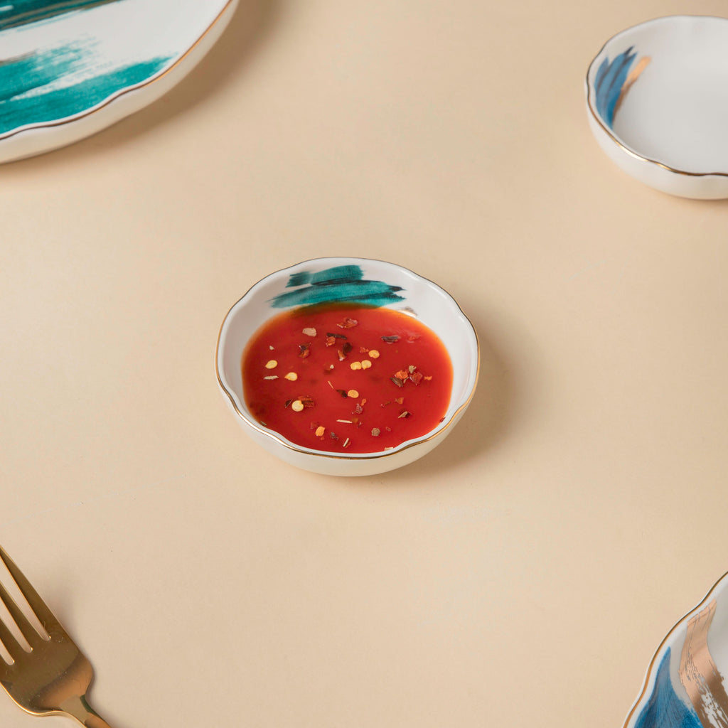 Oceanic Coastal Green Dip Bowl Nestasia