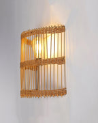 Artistic Rattan Wall Mount Light for Living Room and Hall
