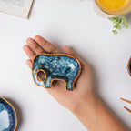 Studio Pottery Elephant Sapphire Dip Bowl 30 ml Nestasia