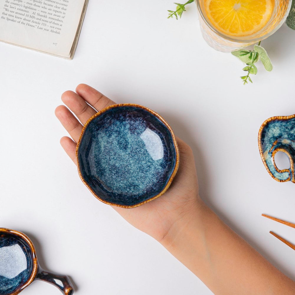 Sapphire Ceramic Dip Bowl 50ml Nestasia