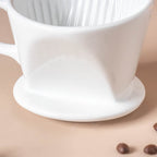 Riona Ceramic Coffee Filter White Nestasia