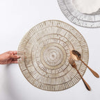 Round Vinyl Placemat Set of 2 Nestasia