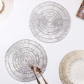 Round Vinyl Placemat Set of 2 Nestasia
