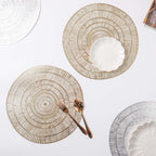 Round Vinyl Placemat Set of 2 Nestasia