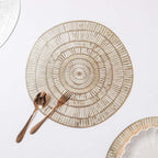 Round Vinyl Placemat Set of 2 Nestasia