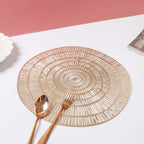 Round Vinyl Placemat Set of 2 Nestasia