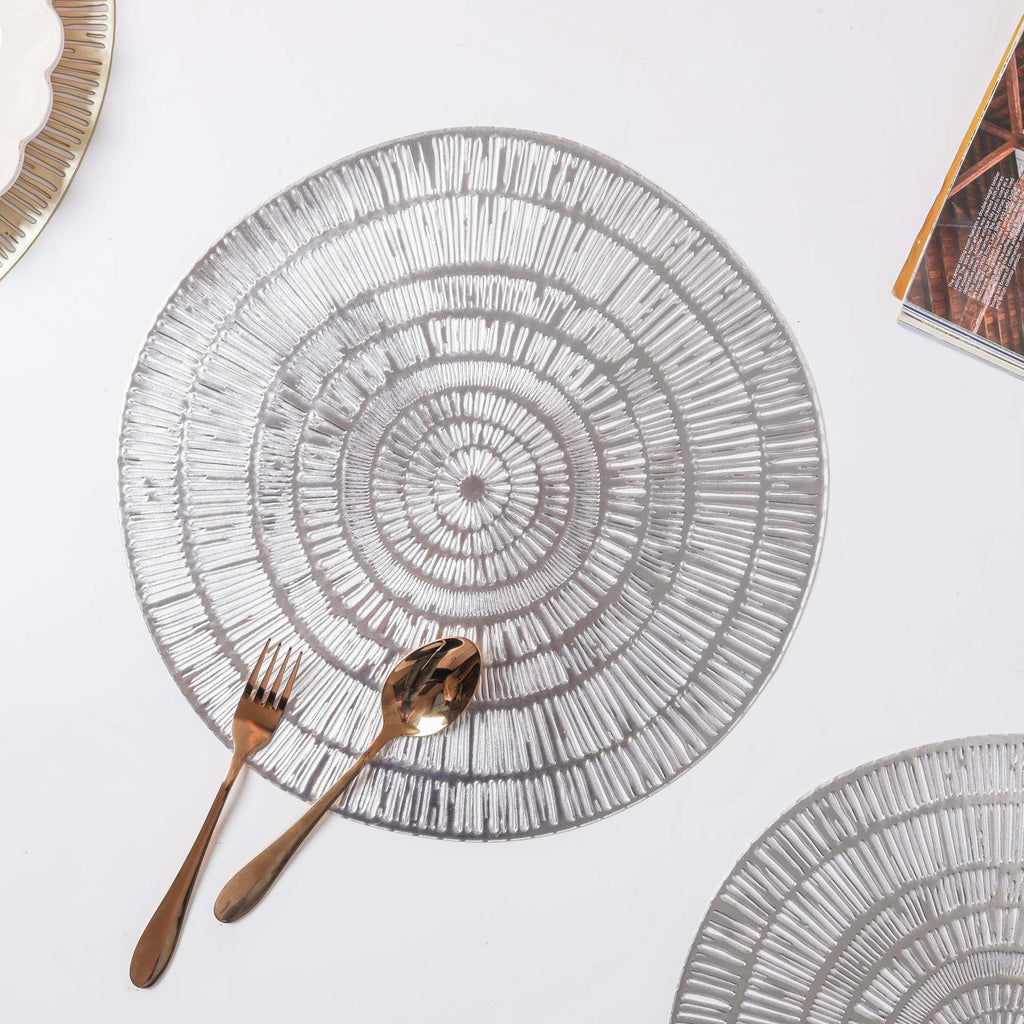 Round Vinyl Placemat Set of 2 Nestasia