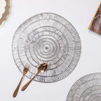 Round Vinyl Placemat Set of 2 Nestasia