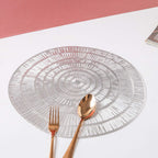Round Vinyl Placemat Set of 2 Nestasia