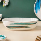 Oceanic Coastal Green Serving Bowl 10 Inch Nestasia