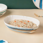 Oceanic Calm Blue Serving Bowl 10 Inch Nestasia